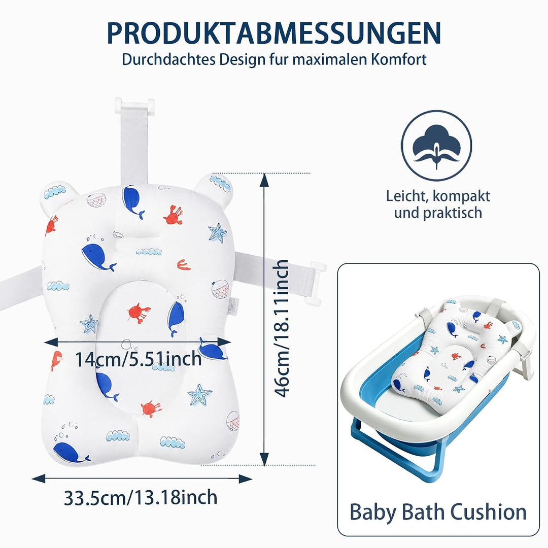 Babys Badekissen,Baby Badewannensitz,Einsatz Babywanne Badewanneneinsatz,Säuglings Neugeborene Badew