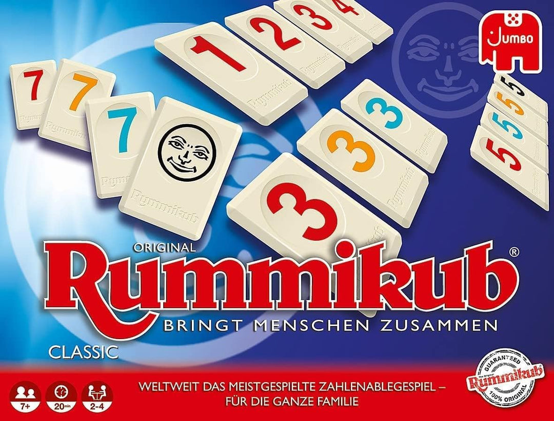Jumbo Spiele GmbH JUM17571 Original Rummikub Classic & Spiele Hitster Original EIN Party- und Karten