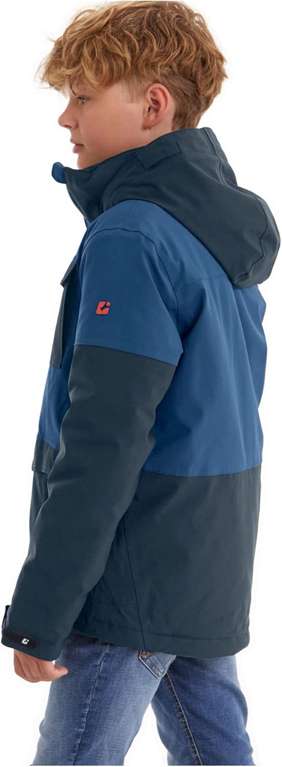 Killtec Jungen Outdoorjacke Funktionsjacke mit Kapuze und Schneefang KOW 29 BYS SKI Jckt wasserdicht
