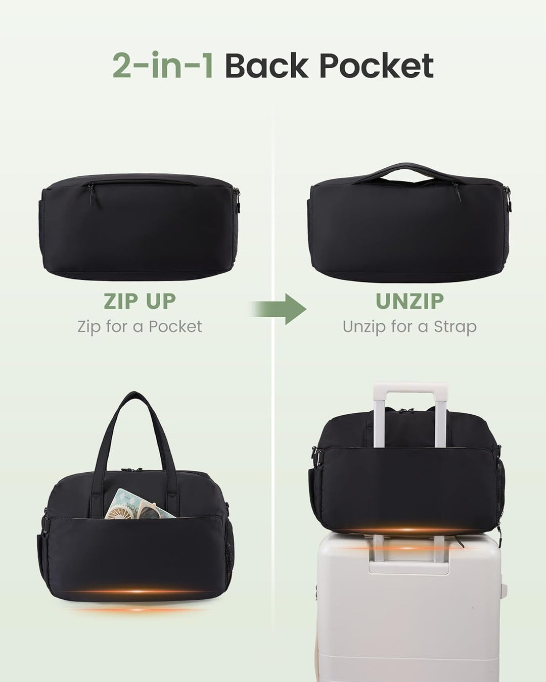 LOVEVOOK Sporttasche Reisetasche Klein Damen, Leichte Puffer Weekender Travel Bag Kliniktasche Gebur