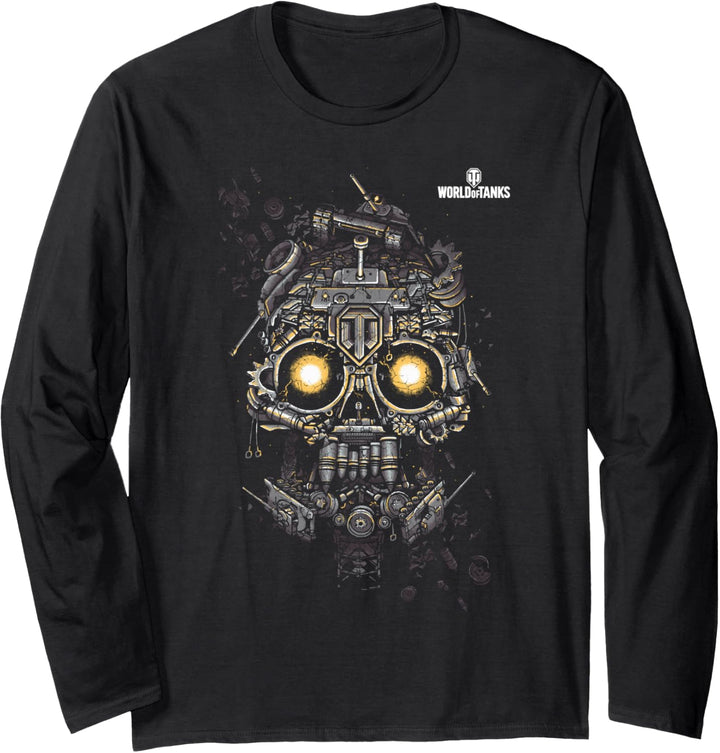 World of Tanks Halloween Panzerschädel Langarmshirt