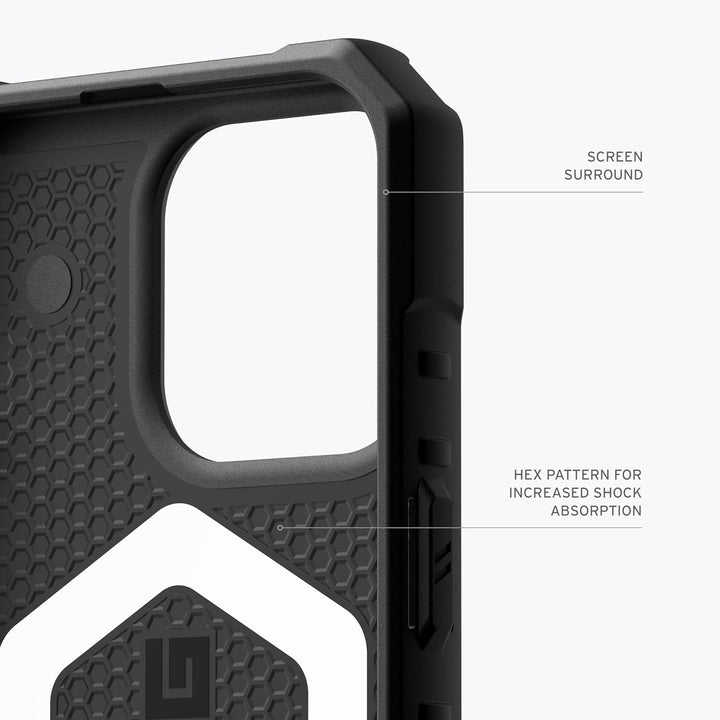 URBAN ARMOR GEAR Pathfinder Hülle kompatibel mit Apple iPhone 15 Pro Max Case [Wireless Charging/Mag