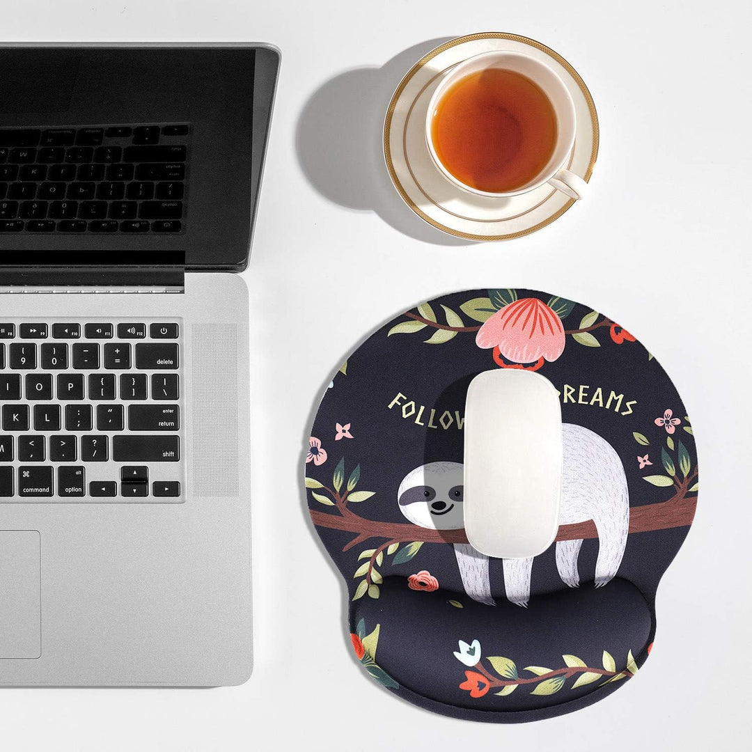Mauspad mit Gelkissen Noten Mousepad mit Handauflage Ergonomisches Mauspad Noten-332, Noten-332