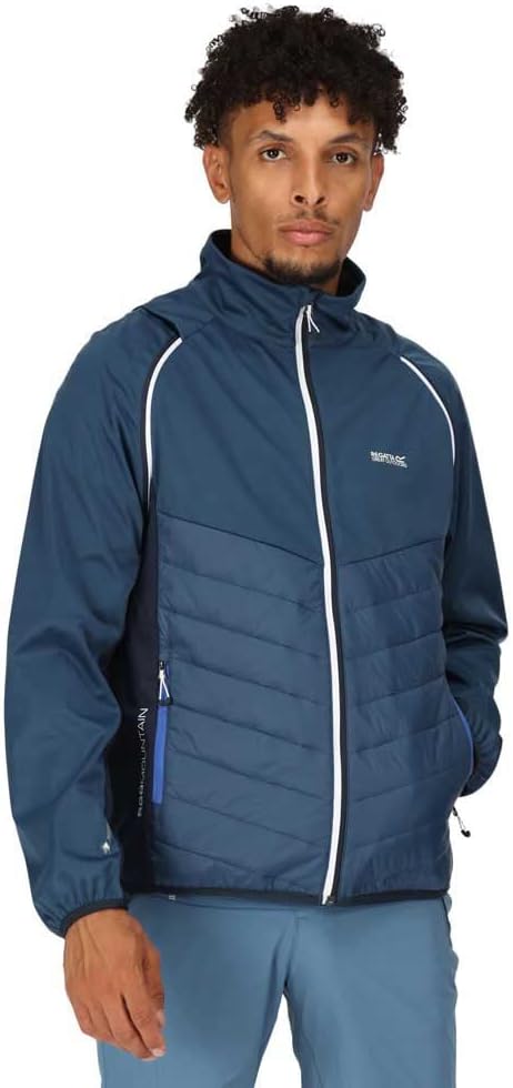 Regatta Herren 2in1 Daunenjacke/Weste Steren Hybrid M Blau, M Blau