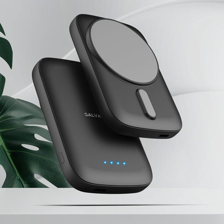 GALVANOX Magnetische Powerbank für Samsung-Handys (15 W) Kabelloses Laden Akku Pack für Android, Gal