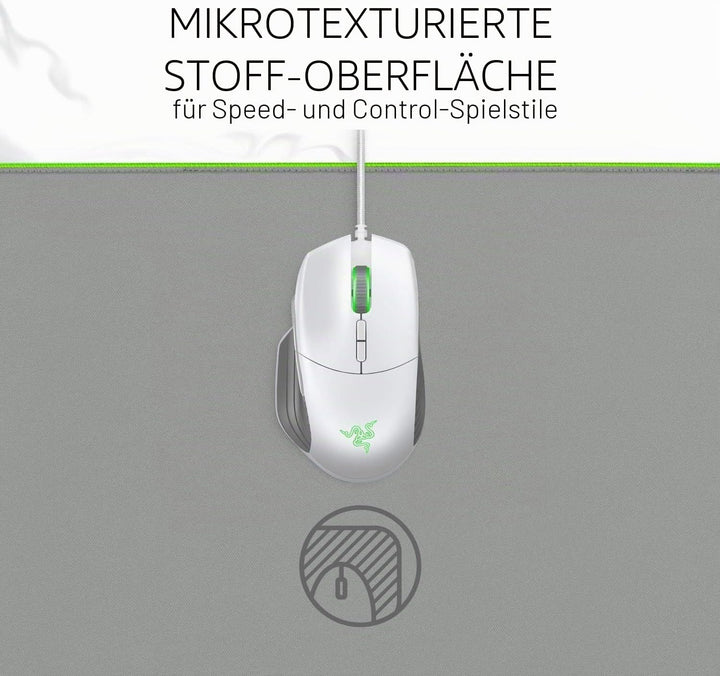 Razer Goliathus Extended Chroma Mercury - Extra grosse weiche XXL Gaming Maus-Matte mit RGB Beleucht
