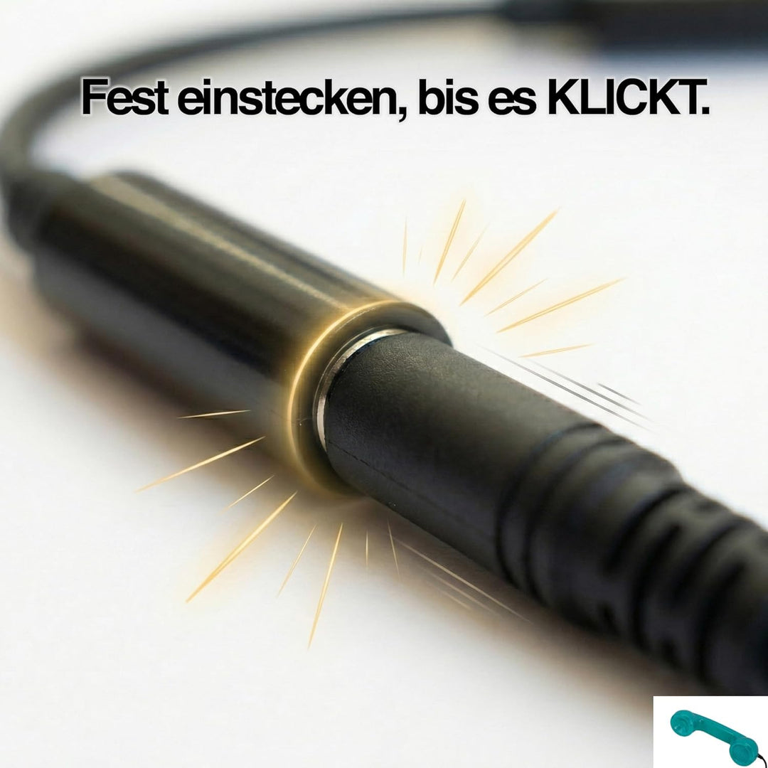 Opis 60s Micro - Retro Handyhörer für Android Smartphones, Tablets, Notebooks und Handys in der Form
