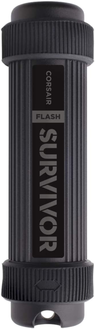 Corsair Flash Survivor Stealth v2 64GB USB-Speicherstick (USB 3.0, robust, wasserabweisend) schwarz