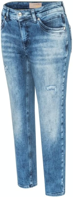 MAC Jeans Mac Damen Jeans Mel, Light Authentic Denim 0389262090 Blau 38-30