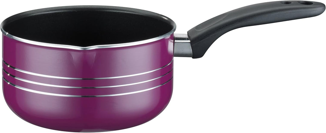 GSW 158107 MILANO COLOR Topf-Set lila 4-teilig, 38 x 25.5 x 14 cm, Lila