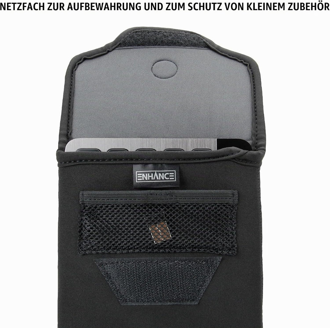Enhance Schutzhülle für Bluetooth-Tastaturen wie Logitech-K810, Anker, Apple-Magic-Keyboard (bis zu