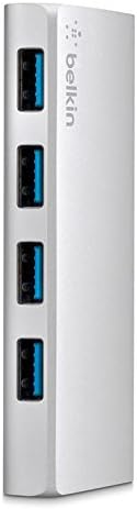 Belkin 4-Port USB 3.0 Hub USB-C auf USB-A (inkl. USB-C/3.1-Micro-B-Kabel, geeignet für MacBooks und
