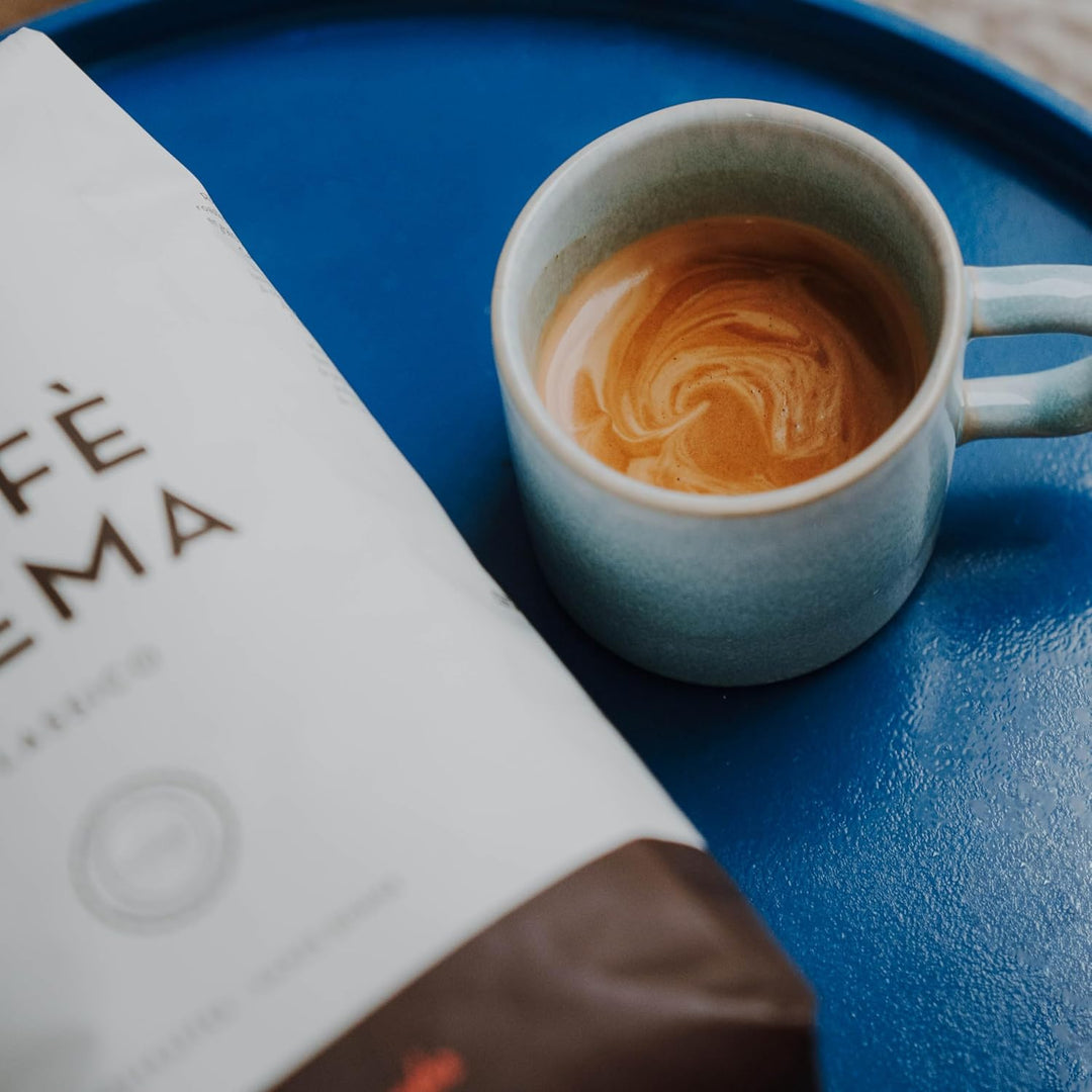 J. Hornig Kaffeebohnen Espresso, Caffè Crema Classico, 500g ganze Bohnen, nussig-schokoladiger Gesch