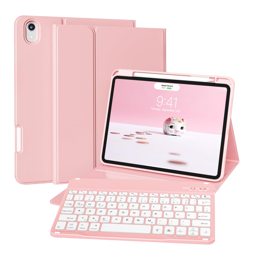 Tastatur Hülle für iPad Air 11 Zoll M4/M3/M2 (2026/2025/2024), iPad Air 5./4. Generation 2022/2020 1
