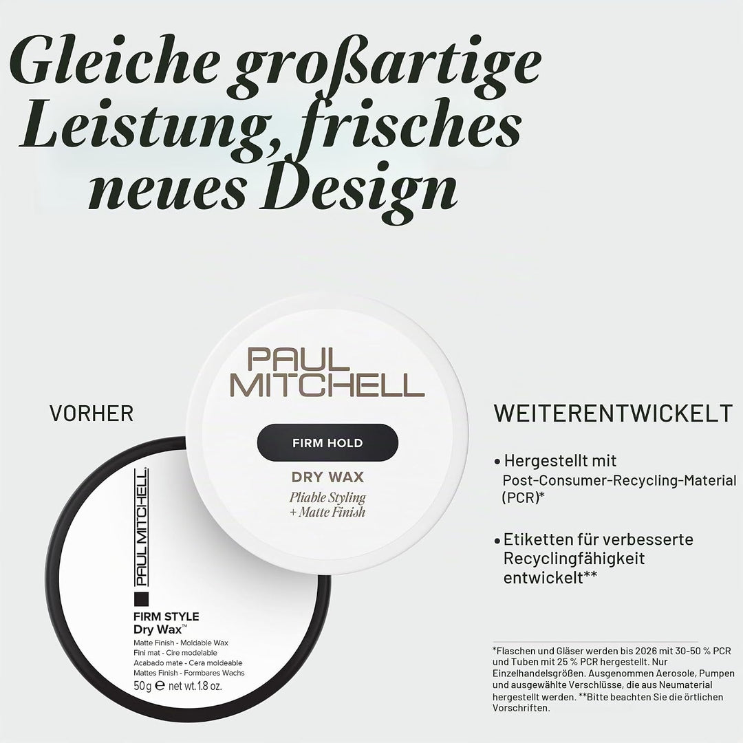 Paul Mitchell Dry Wax - Haar-Wachs für feste Stylings, professionelles Hairstyling für langanhaltend