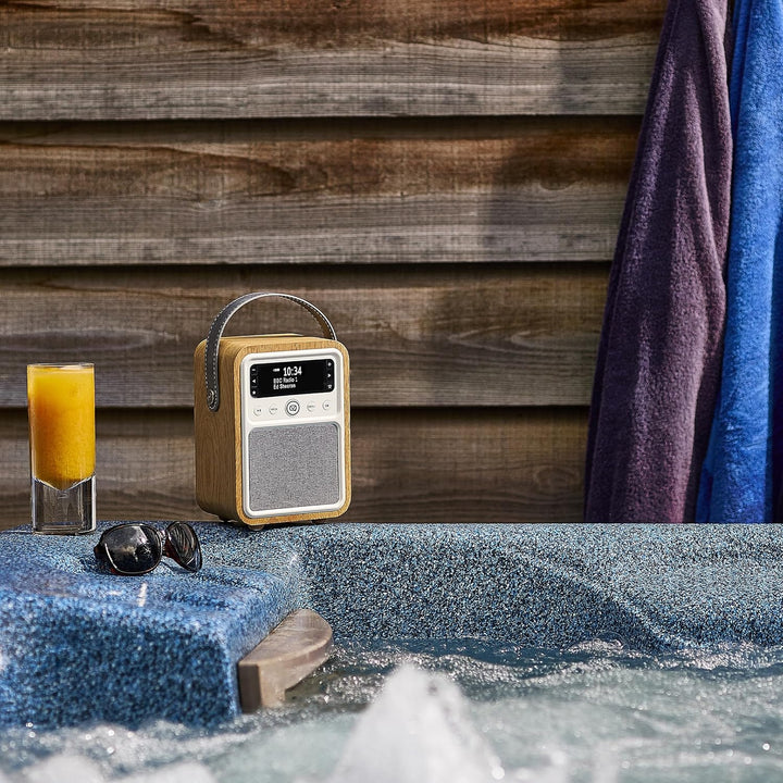 VQ VQ-MONTY-OK Monty Radio w/Bluetooth Eiche Wooden Eiche, Wooden Eiche