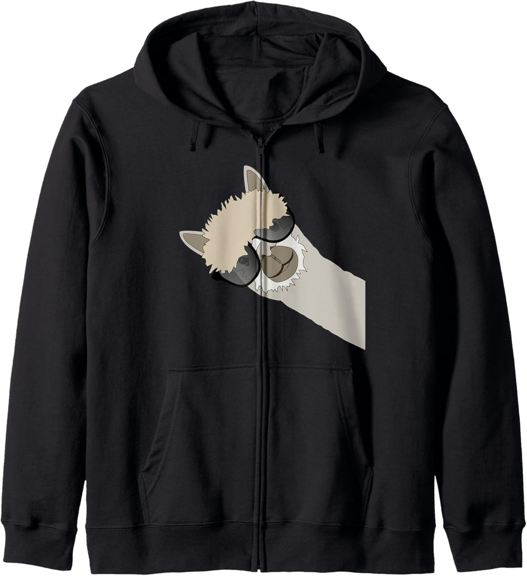 Lama Alpaka Geschenk Lustig Cool Lama Deko Kapuzenjacke