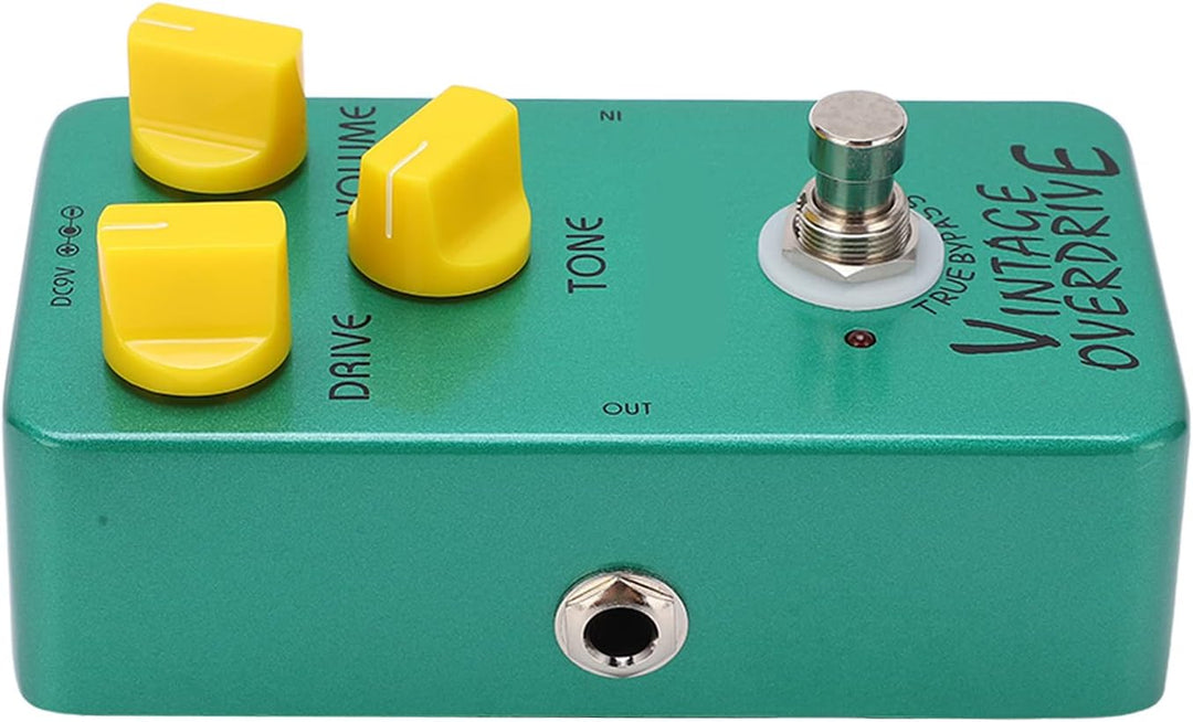 Vintage Overdrive-Pedal, sanfter sanfter glatter Klang klassische Röhren-Screamer-Pedale Metall für