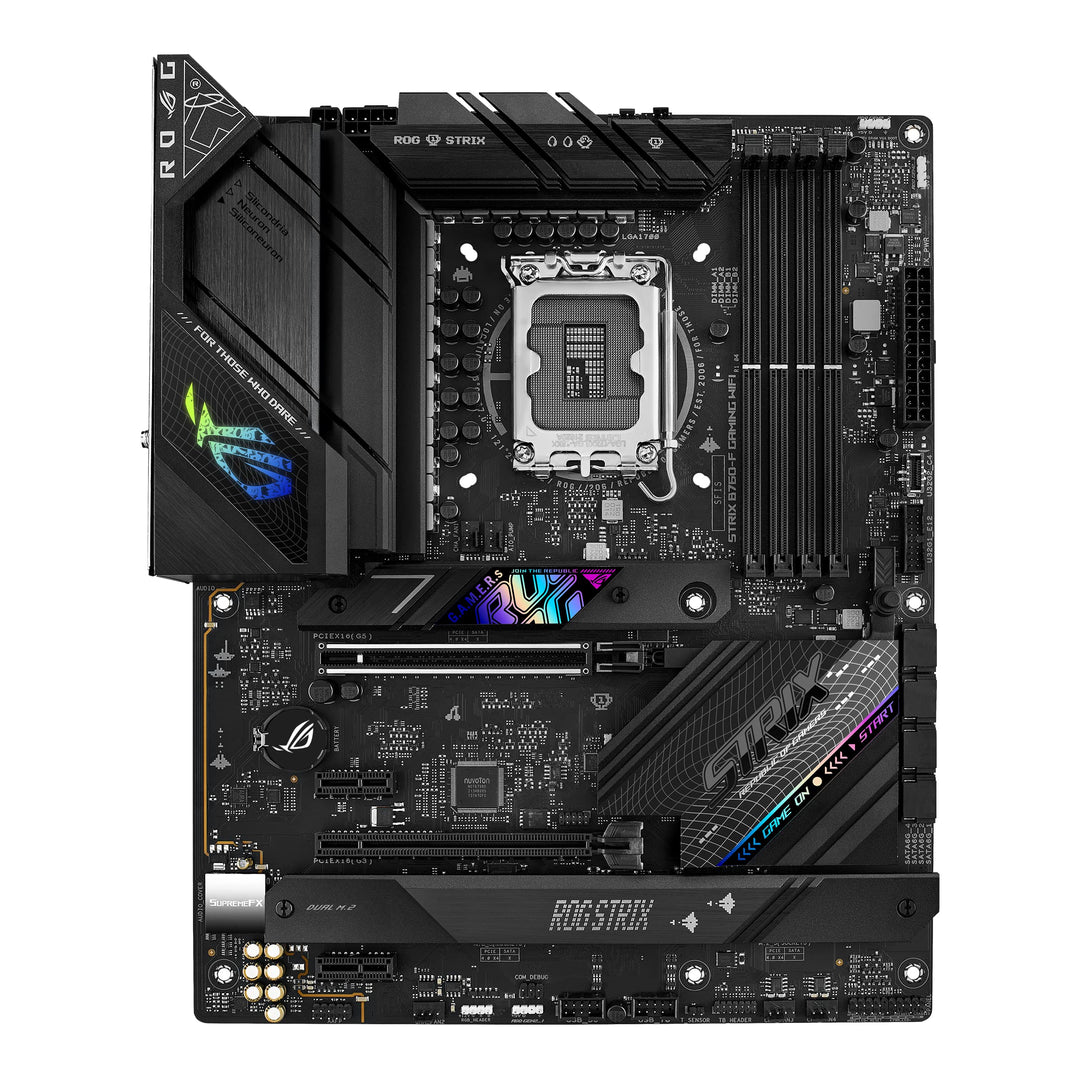 ASUS ROG STRIX B760-F GAMING WIFI Mainboard Sockel Intel LGA 1700 (Intel B760, ATX, DDR5 Speicher, P
