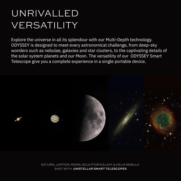 UNISTELLAR Odyssey - Smart digitales Teleskop - Anfänger und erfahrene Benutzer - iPhone und Android