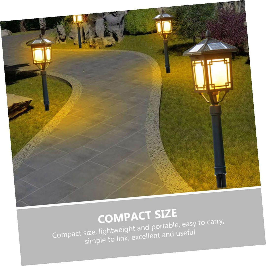 Yardwe Solarleuchten Zubehör Set - 15 Stück Erdspiess Verlängerung Adapter Verbindungsteile Für Flam