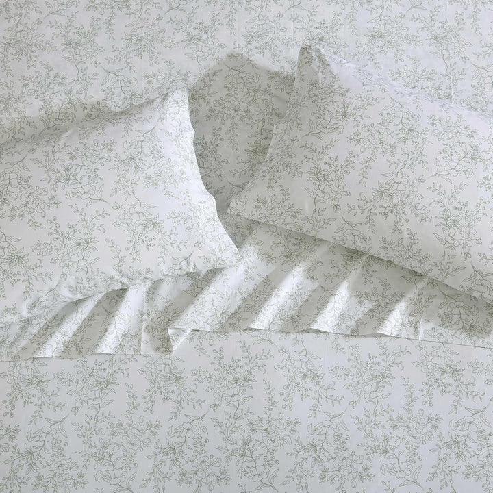 Stone Cottage - Komplettes Bettlaken-Set, hochwertiges Baumwoll-Perkal-Bettwäsche-Set, knackiges und