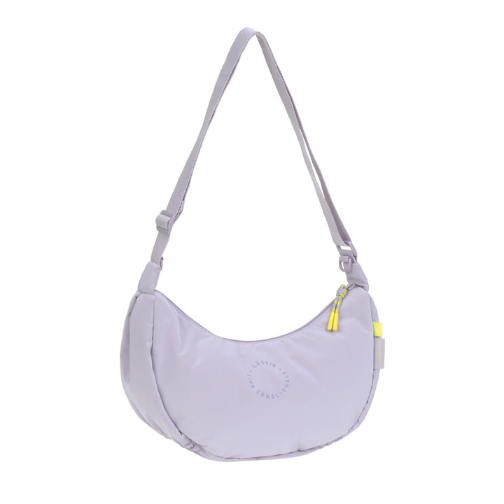 LÄSSIG Wickeltasche Umhängetasche inkl. Kinderwagenbefestigung/Stretch Up Bum Bag Lila, Lila