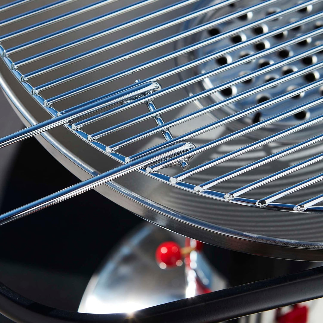 Barbecook Grillrost rund 50 cm mit zwei festen Haltegriffen für Holzkohlegrill, BBQ grill zubehör, e