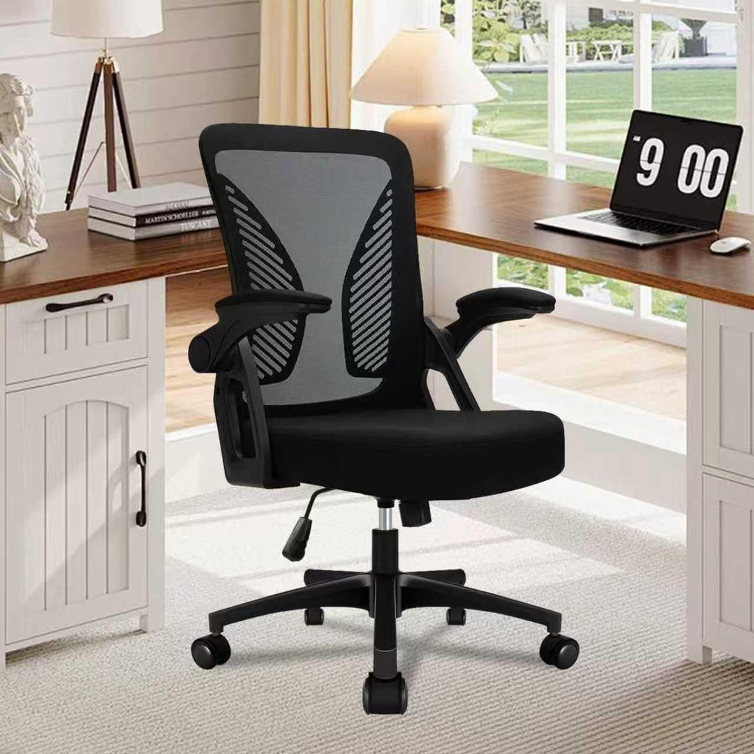 Milacyee Bürostuhl Ergonomisch, Bürostuhl, Schreibtischstuhl mit Verstellbarer Armlehnen, Lendenwirb