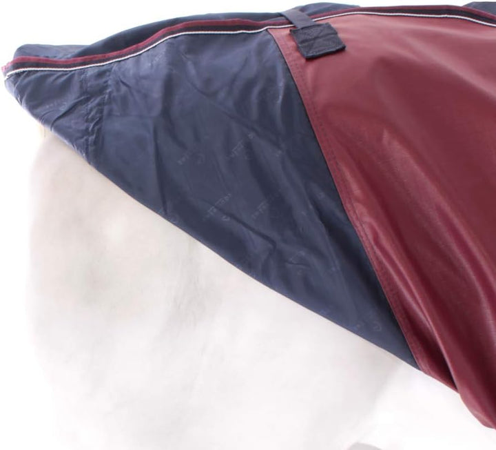 Equitheme Hemd High Neck Tyrex New 1200D ? Farben ? Marineblau/Bordeaux, Grösse der Decke ? 6.6 Mari