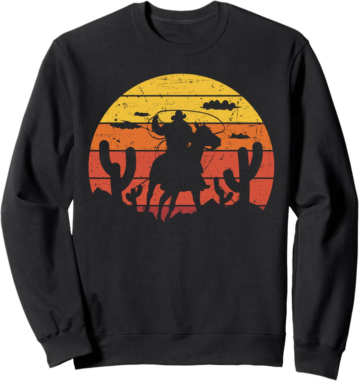 Sattel Western Cowboy Funny Retro Vintage Bekleidung Artikel Sweatshirt