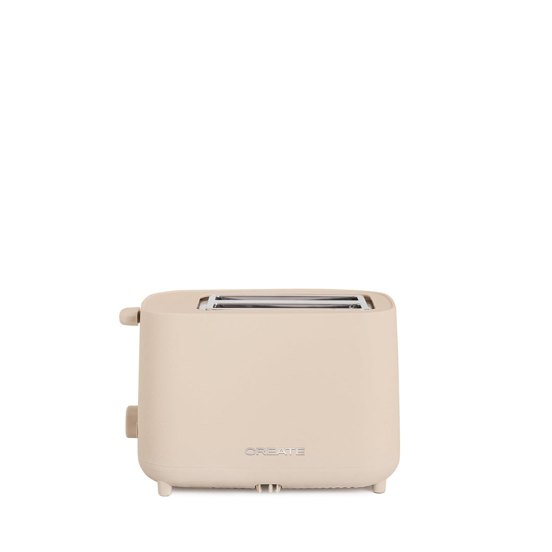 CREATE/TOAST STUDIO/Toaster Sand / 6 Leistungsstufen, Krümelschublade, Thermostat, Auftauen, Aufwärm