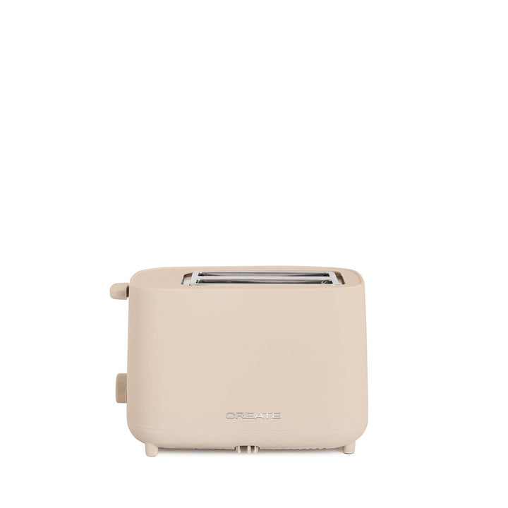 CREATE/TOAST STUDIO/Toaster Sand / 6 Leistungsstufen, Krümelschublade, Thermostat, Auftauen, Aufwärm