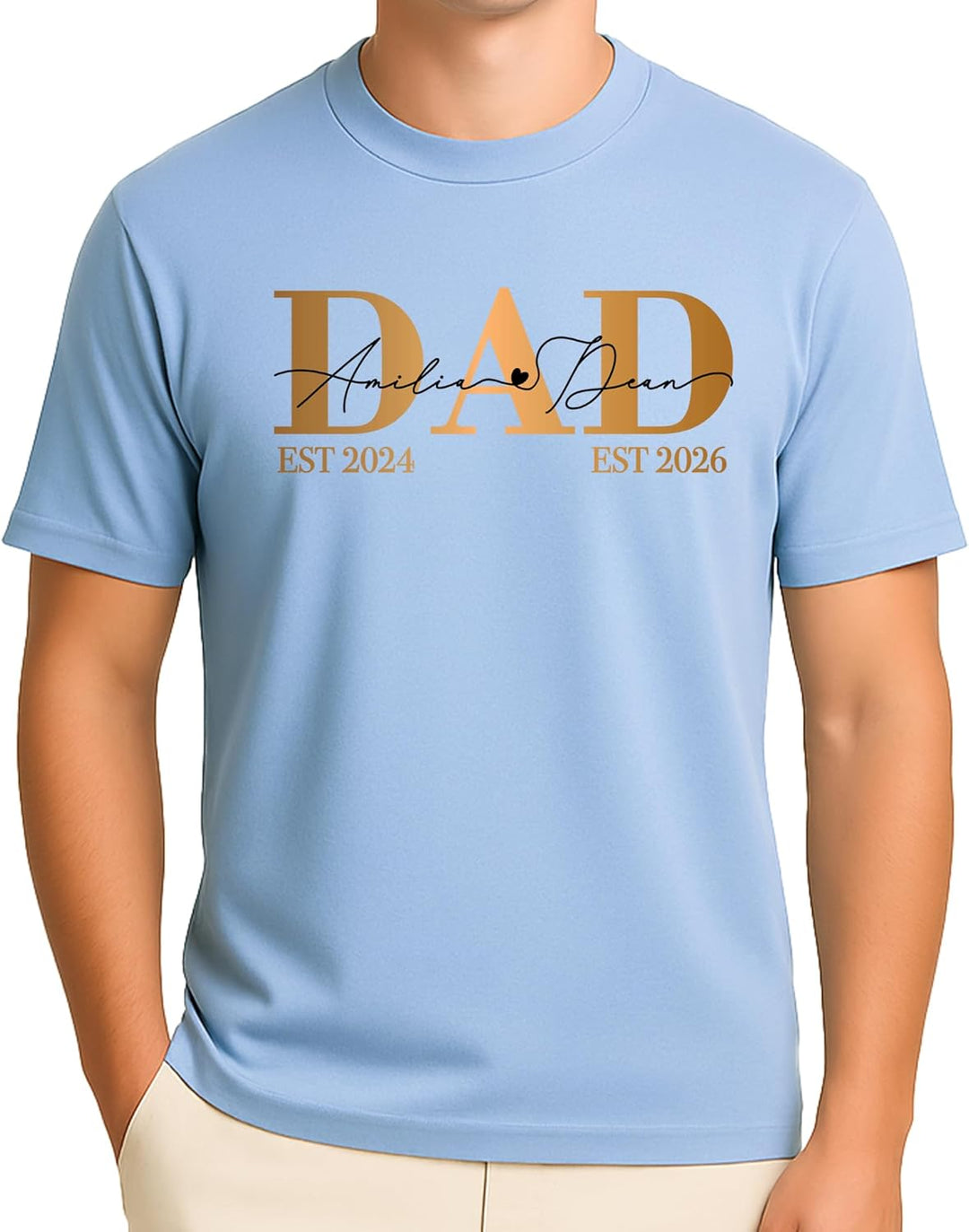 MAMAHUHU Personalisierte Bio T-Shirts Pullover für Familien Mama Papa Kinder Oma Opa, handbedruckt m