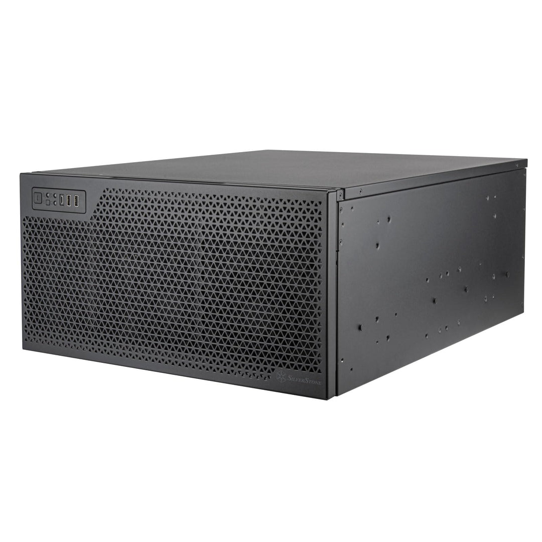 SilverStone Technology RM52, 5HE-Rackmount-Servergehäuse mit Zwei 360-mm-Lüftern und Flüssigkühlkomp