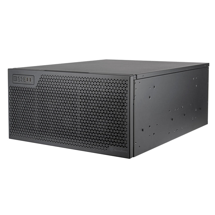 SilverStone Technology RM52, 5HE-Rackmount-Servergehäuse mit Zwei 360-mm-Lüftern und Flüssigkühlkomp