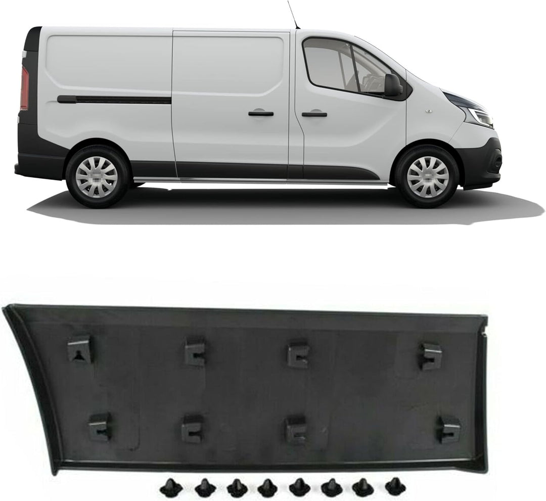 MKAREPART Zierleiste hinten rechts Schutzblende kompatibel mit Trafic MK3 Vivaro B Talento 788129036