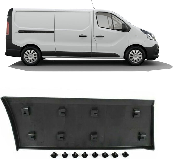 MKAREPART Zierleiste hinten rechts Schutzblende kompatibel mit Trafic MK3 Vivaro B Talento 788129036