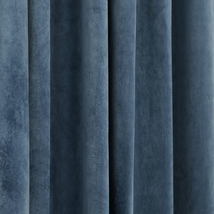 Luxuriöser Pompon-Vorhang für Wohnzimmer, Verdunkelungsvorhänge, Samt, 2 Paneele, luxuriöse Quaste,