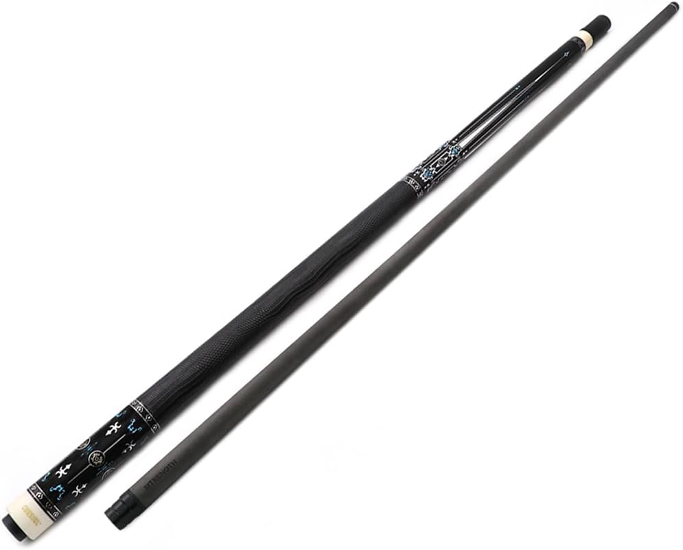 CUESOUL Strength 58 Zoll 19 Unzen Kohlefaser-Pool-Queue, 12,5-mm-Spitzen CSPC-ST-1, CSPC-ST-1