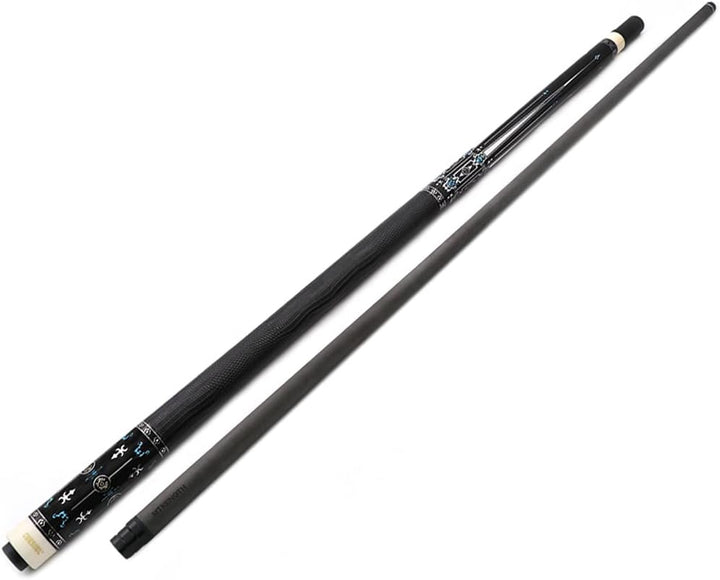 CUESOUL Strength 58 Zoll 19 Unzen Kohlefaser-Pool-Queue, 12,5-mm-Spitzen CSPC-ST-1, CSPC-ST-1