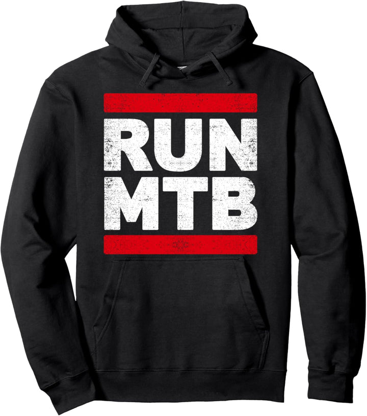 Mountainbike Gear Fahrradzubehör RUN MTB Pullover Hoodie