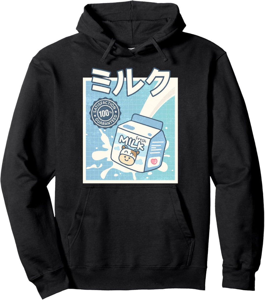 Kawaii Japanische Zeichentrickfigur mit Anime Pullover Hoodie