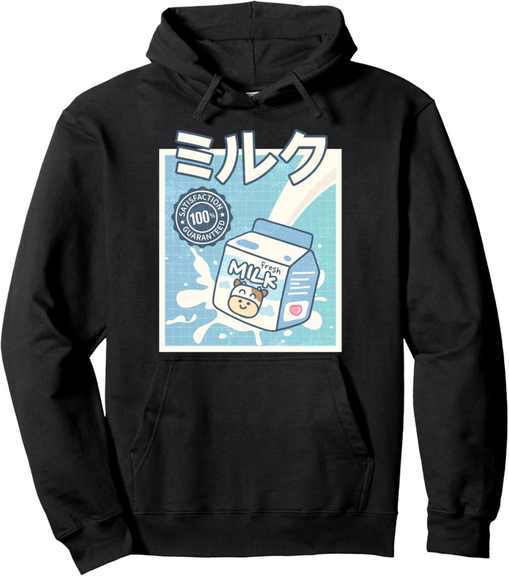 Kawaii Japanische Zeichentrickfigur mit Anime Pullover Hoodie