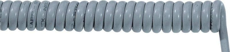 LAPP 70002661 Spiralkabel ÖLFLEX® Spiral 400 P 500 mm / 1500 mm 5 G 1 mm² Grau 1 St.