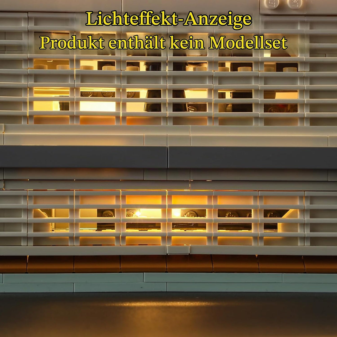 GEAMENT LED Licht-Set Kompatibel mit Lego Retro-Kofferradio - Beleuchtungsset für Icons 10334 Retro
