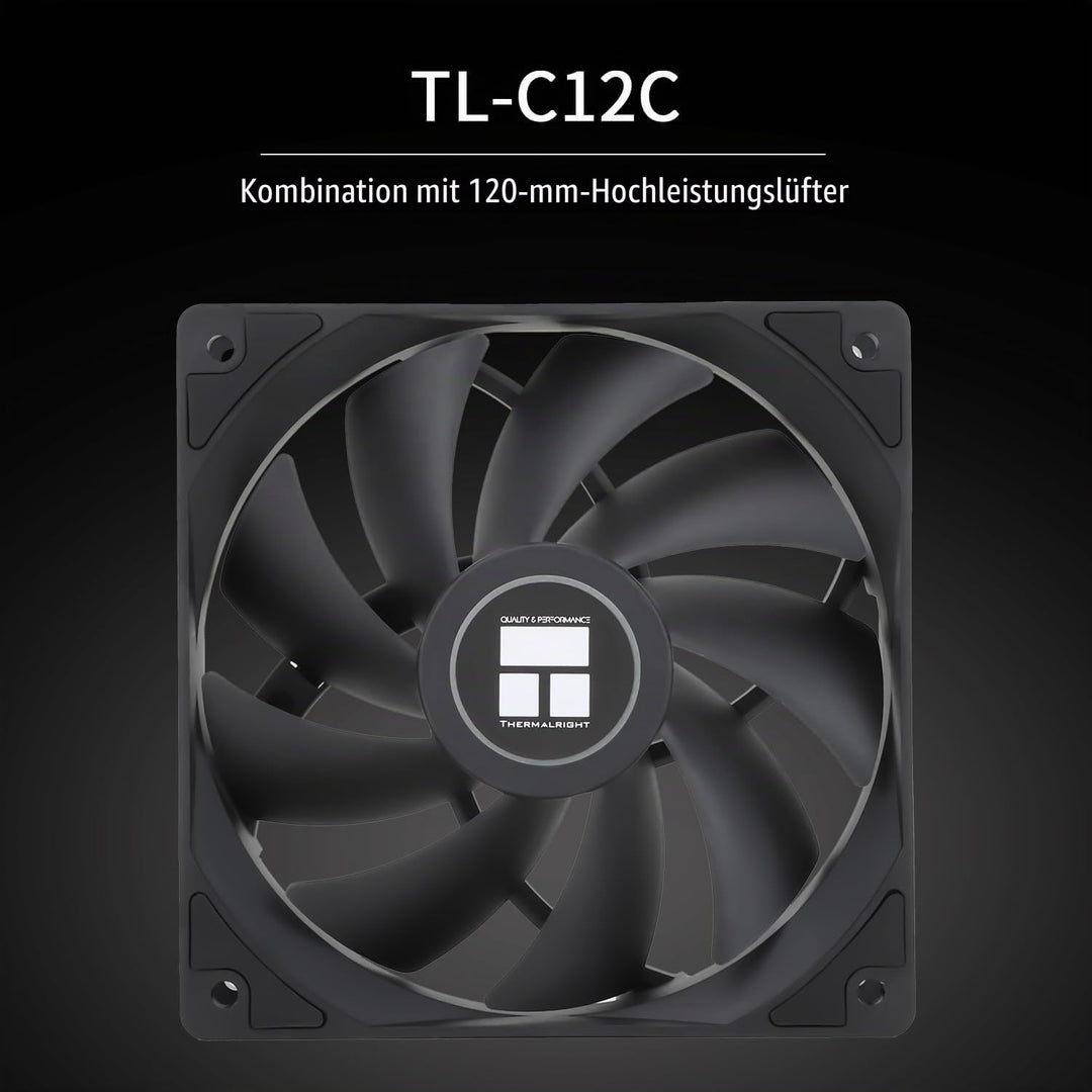 Thermalright Peerless Assassin 120 SE CPU-Luftkühler, Dual Tower 6 Heatpipes, Dual 120 mm TL-C12C PW