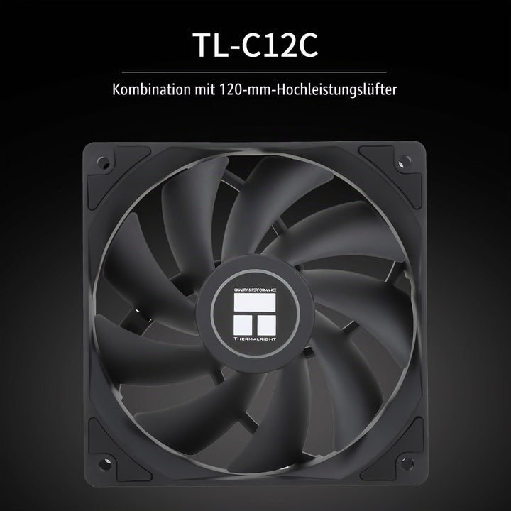 Thermalright Peerless Assassin 120 SE CPU-Luftkühler, Dual Tower 6 Heatpipes, Dual 120 mm TL-C12C PW
