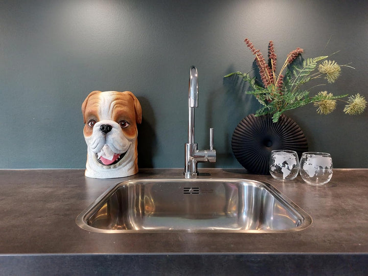 Rotary Hero Bulldogge Taschentuchbox Taschentuchspender Kosmetiktücher Box - Badezimmer Deko - 21x16