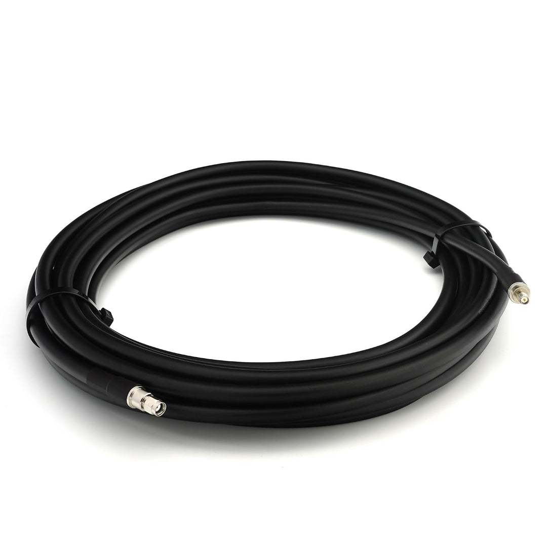 12m RP-SMA Stecker auf RP-SMA Buchse Koaxialkabel — Vollkupfer HF400 Flexibles Verlängerungskoax 50